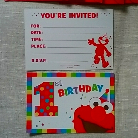 SESAME STREET BIRTHDAY SET - Picture 2 of 16